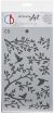 Ciao Bella Stencil Art Texture Stencil 5 inch X8 inch Three Birds