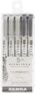 Zebra Mildliner Double Ended Highlighters 5 Per Pkg Gr