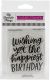 My Favorite Things Clearly Sentimental Stamps 3 inch X4 inch Happiest Birthday