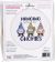 Dimensions Counted Cross Stitch Kit 6 inch Round Gnomies 14 Count 