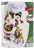 Bucilla Felt Stocking Applique Kit 18 inch Long Santa s Gathering