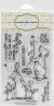 Colorado Craft Company Clear Stamps 4 inch X6 inch Happy Da