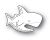 Poppystamps Metal Dies Whittle Shark