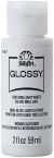 FolkArt Glossy Paint 2oz Brilliant White