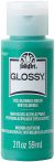 FolkArt Glossy Paint 2oz Glorious Green