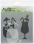 Picket Fence Studios Stencil 6 Inch X6 Inch Tropical Drinks