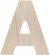 Hampton Art Chunky Wood Letter 8 inch A