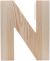 Hampton Art Chunky Wood Letter 8 inch N