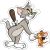 C and D Visionary Stickers Tom And Jerry Shake