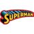 C and D Visionary Stickers Superman Text
