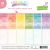 Lawn Fawn Single Sided Petite Paper Pack 6 Inch X6 Inch 36 Per Pkg Watercolor Wishes Rainbow 12 Designs