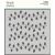 Simple Stories Holly Days Stencil 6 inch X6 inch Christmas Lights