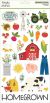 Homegrown Chipboard Stickers 6 inch X12 inch 