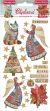 Stamperia Adhesive Chipboard 6 Inch X12 Inch Christmas Patchwork