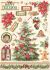 Stamperia Rice Paper Sheet A4 Tree Classic Christmas