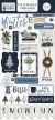 Welcome Winter Chipboard 6 Inch X13 Inch Phrases