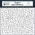 Carta Bella Stencil 6 inch X6 inch Snow Blizzard