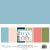 Echo Park Double Sided Solid Cardstock 12 inch X12 inch 6 Per Pkg Day In The Life 6 Colors