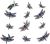 Eyelet Outlet Shape Brads 12 Per Pkg Dragonfly