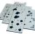 Pinkfresh Studio Stencils 4 inch X9 inch 6 Per Pkg Anemone Magic Layering