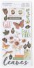 Vintage Artistry In The Leaves Chipboard Stickers 6Inch X12Inch