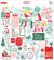 PinkFresh Cardstock Die Cuts Holiday Magic
