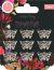Craft Consortium Midnight Flight Metal Charms 9 Per Pkg Silver Moth