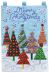 Bucilla Felt Wall Hanging Applique Kit Modern Christmas Trees