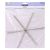 Beadalon Ornament Wire Form 9 inch 0.8mm Diameter 4 Per Pkg Snowflake