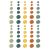 Hearth and Home Enamel Dots Embellishments 60 Per Pkg