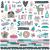 Feelin Frosty Cardstock Stickers 12 Inch X12 Inch Combo