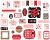 Echo Park Cardstock Ephemera 33 Per Pkg Icons Hello Valentine