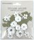 49 And Market Rustic Blooms Paper Flowers 28 Per Pkg White Heron
