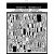 Stamperia Stencil 7 Inch X7 Inch Square Pattern Klimt