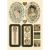 Stamperia Wooden Shapes A5 Bag Handles and Hearts Klimt