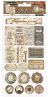 Stamperia Adhesive Chipboard 6Inch X12Inch Tickets Lady Vagabond Lifestyle