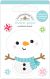 Doodlebug Shaker Pops 3D Stickers Snow Cute