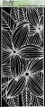 Picket Fence Studios Stencil 4 Inch X10 Inch Slimline Plume