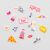 Damask Love Lifes A Party Mini Puffy Stickers 42 Per Pkg