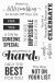 My Favorite Things Clear Stamps 4 Inch X6 Inch Giftable Gre
