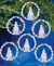 Holiday Beaded Ornament Kit Christmas Tree Wreath Makes 12