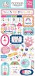Play All Day Girl Chipboard 6 inch X13 inch Phrases