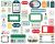 Echo Park Cardstock Ephemera 33 Per Pkg Frames and Tags First Day Of School