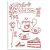 Stamperia Stencil G 8.27 inch X11.69 inch Tea Casa Granada
