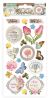 Stamperia Adhesive Chipboard 6 inch X12 inch Elements Romantic Garden House