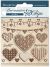 Stamperia Decorative Chips 5.5 inch X5.5 inch Day Dream Hearts