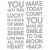 Sizzix Thinlits Dies By Tim Holtz 7 Per Pkg Bold Text 2