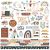 Boho Baby Cardstock Stickers 12 inch X12 inch Combo