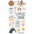 Boho Baby Chipboard Stickers 6 Inch X12 Inch