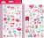 Dooblebug Mini Cardstock Stickers 2 Per Pkg Lots Of Love